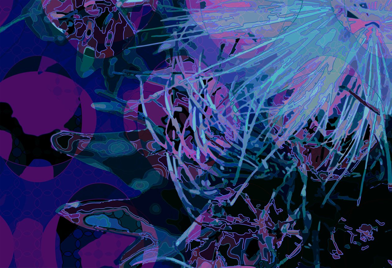 Artichoke_abst_horz3 (digitaalinen) tekijältä Scott J. Davis