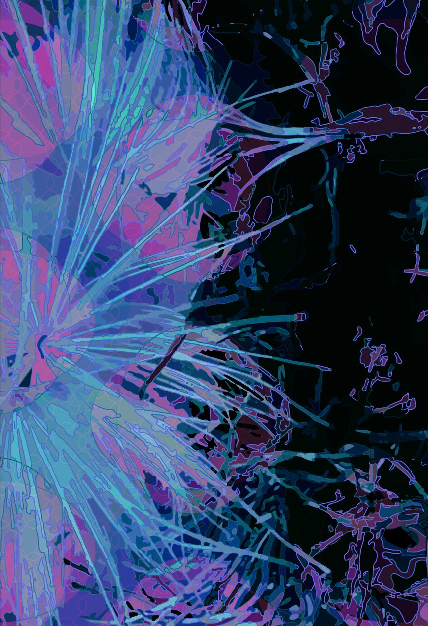 Artichoke_abst_vert1 (digitaalinen) tekijältä Scott J. Davis