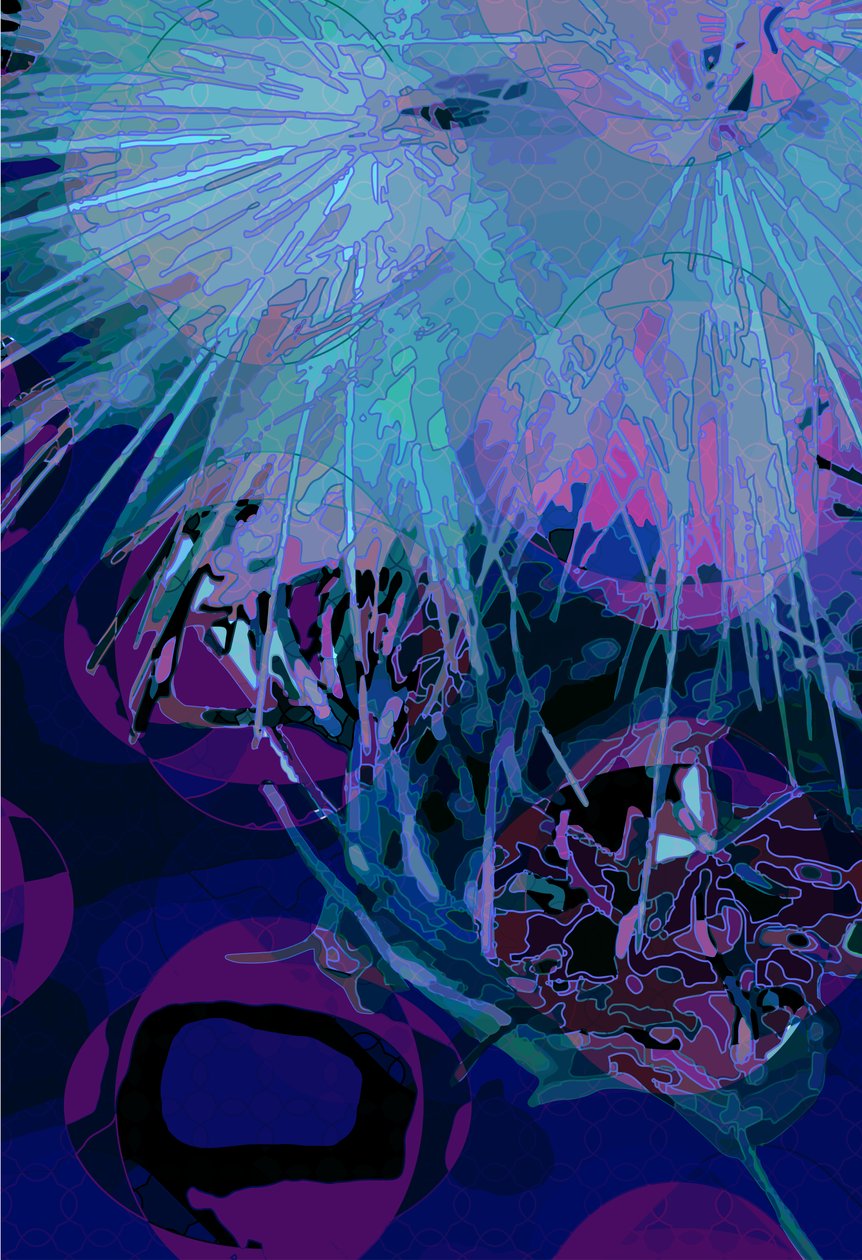 Artichoke_abst_vert9 (digitaalinen) tekijältä Scott J. Davis