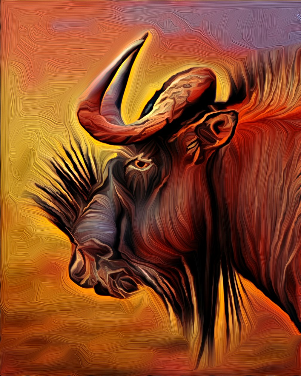 Black Wildebeast, 2021 (digitaalinen) tekijältä Scott J. Davis