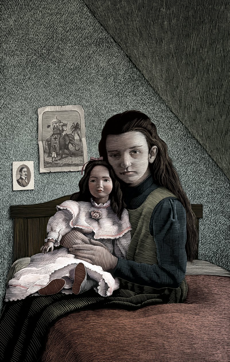 Pieni prinsessa, 2004 (raapalevy, väritetty digitaalisesti) tekijältä Scott McKowen