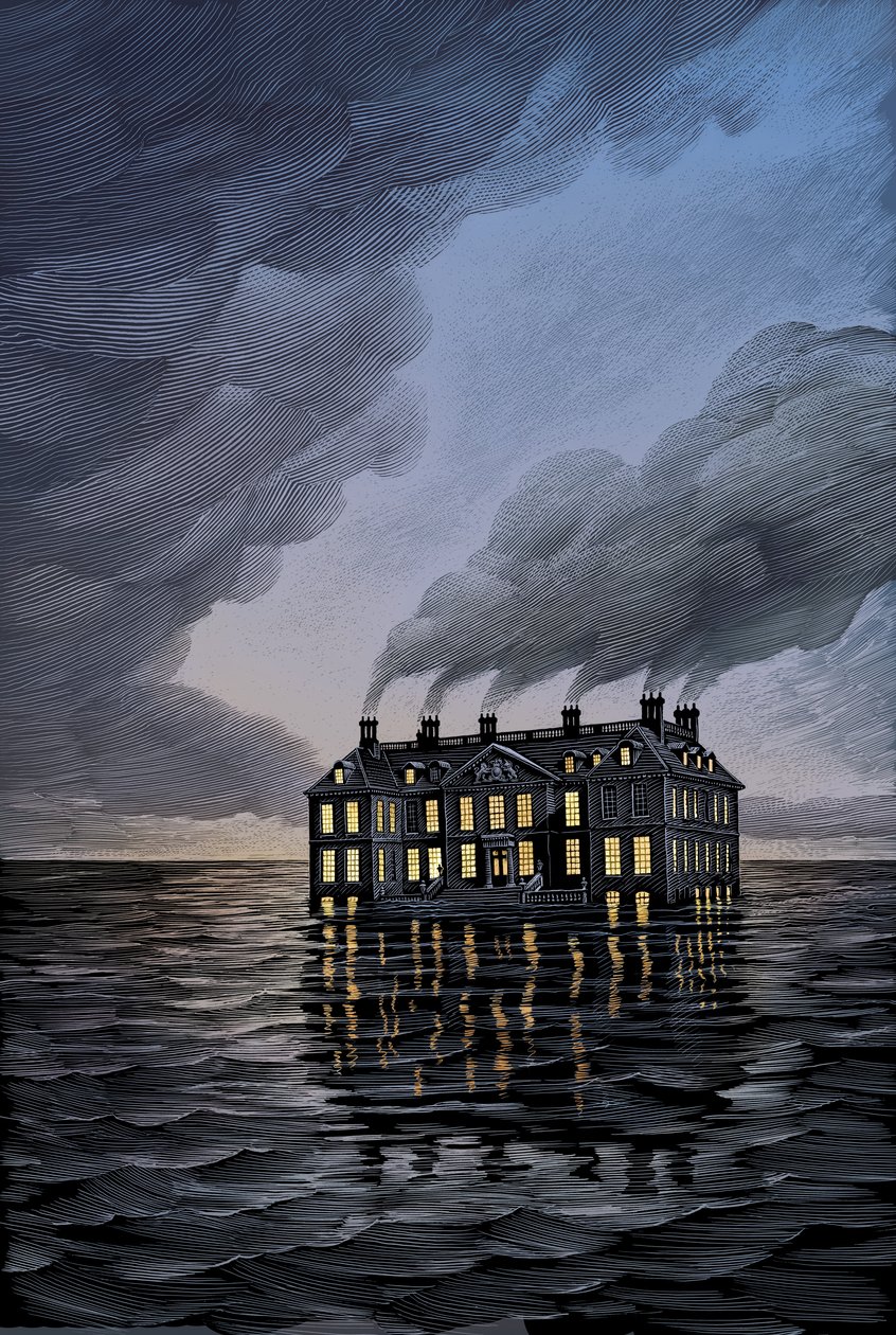 Heartbreak House, 2006 (raaputusalusta, väritetty digitaalisesti). tekijältä Scott McKowen