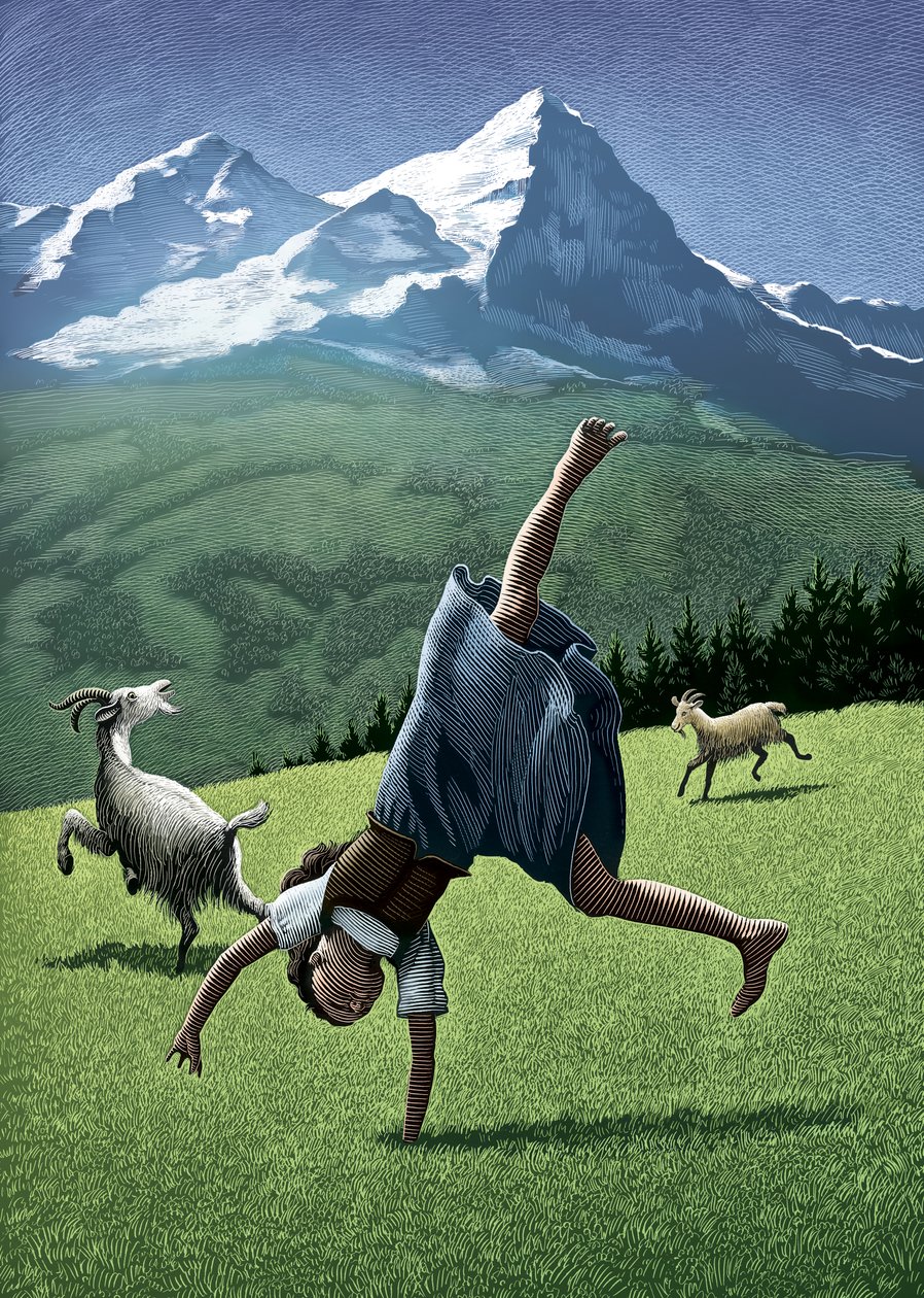 Heidi, 2007 (raaputusalusta, väritetty digitaalisesti) tekijältä Scott McKowen