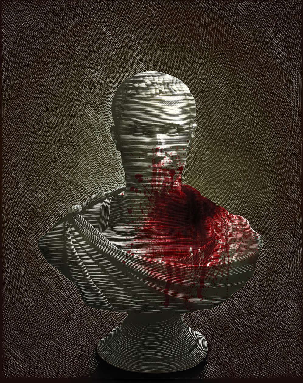 Julius Caesar, 2010 (raaputusalusta, väritetty digitaalisesti) tekijältä Scott McKowen