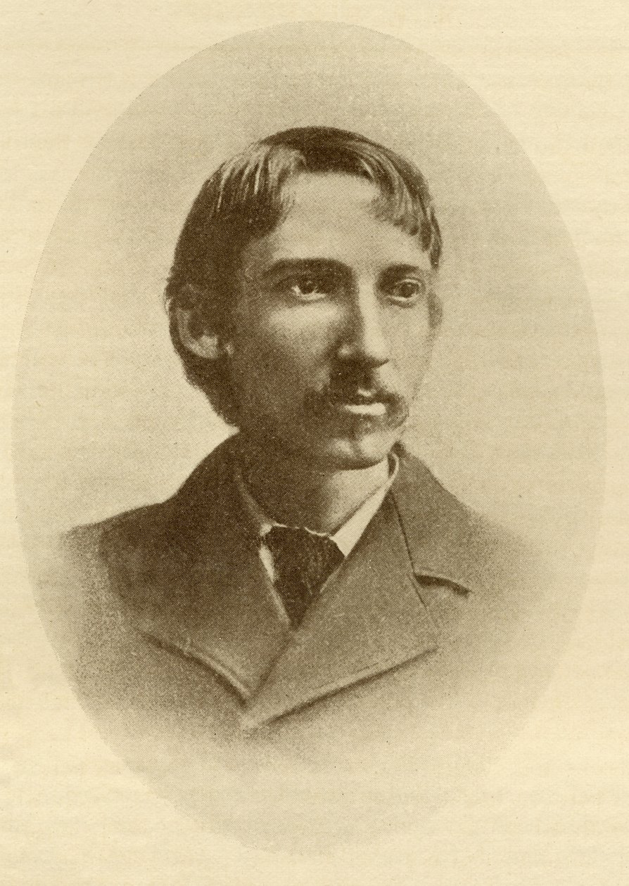 Robert Louis Balfour Stevenson (1850-94) tekijältä Scottish School