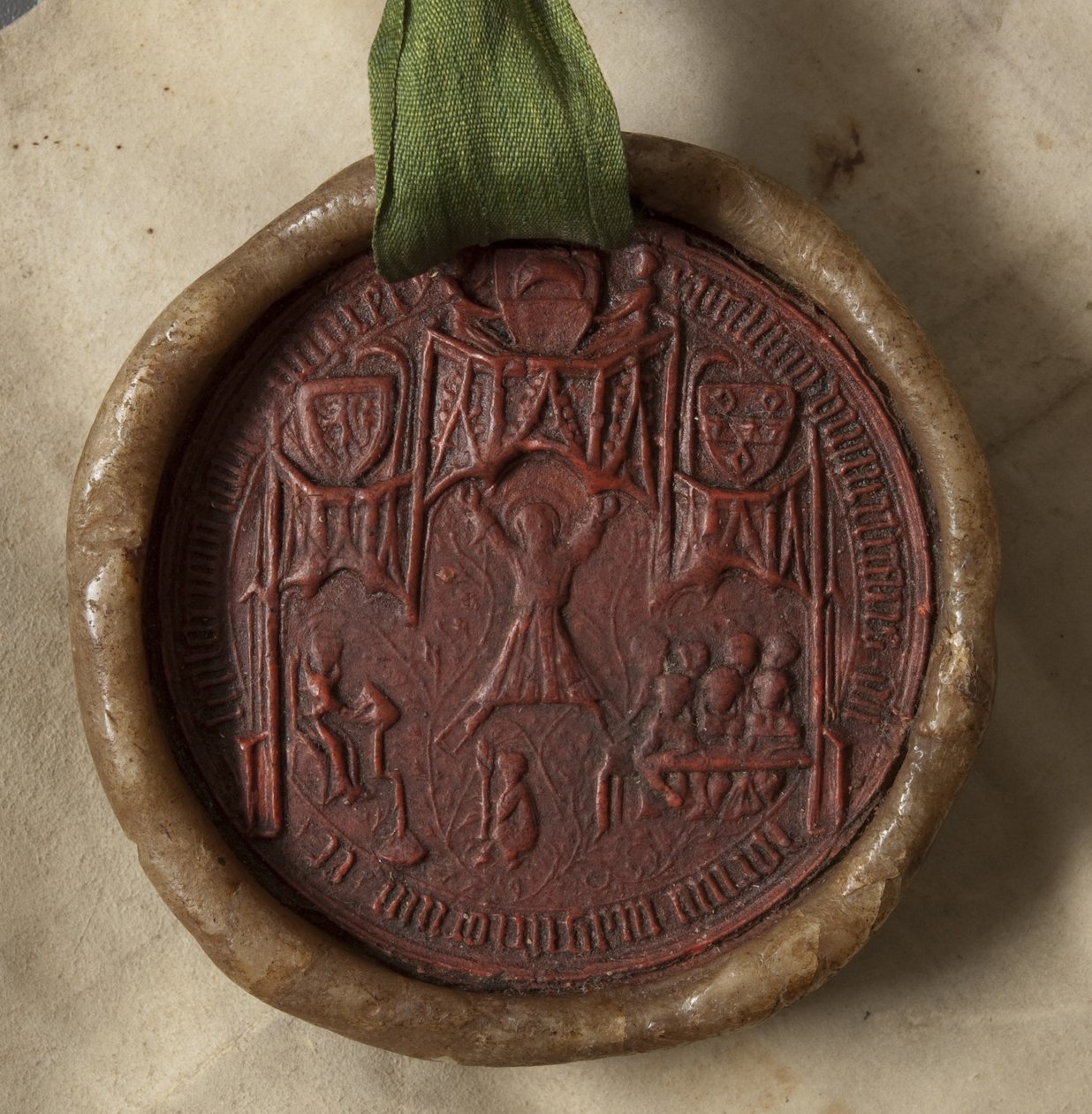 Yliopiston myöntämä tutkintotodistus Thomas Jamesille, 1626 (muste tarranauhalla vahasinetillä) tekijältä Scottish School