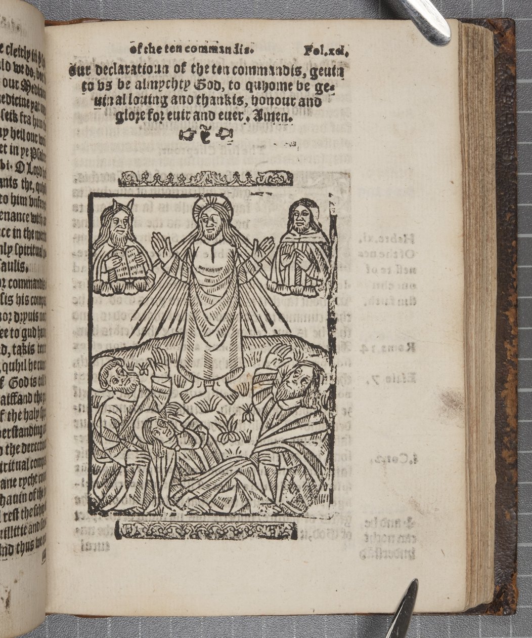Fol 91, Katekismuksesta, 1552 tekijältä Scottish School