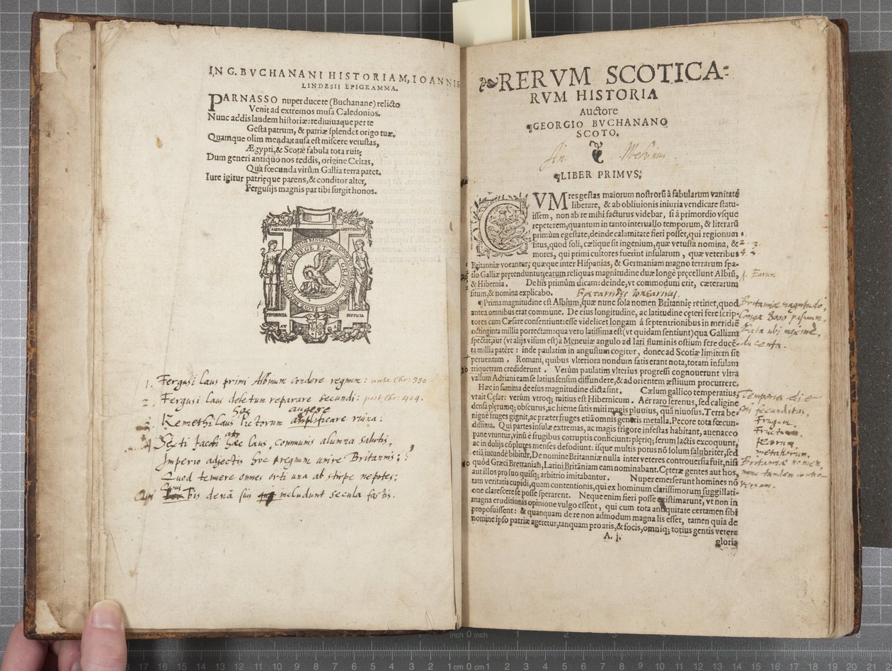 Skotlannin historia, George Buchanan tekijältä Scottish School