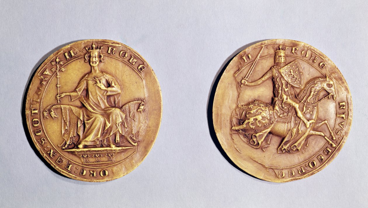 Robert VIII Brucen sinetti, 1326 tekijältä Scottish School