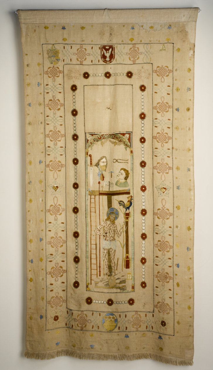 The Fetternear Banner, n. 1520 (kirjailtu pellava) tekijältä Scottish School