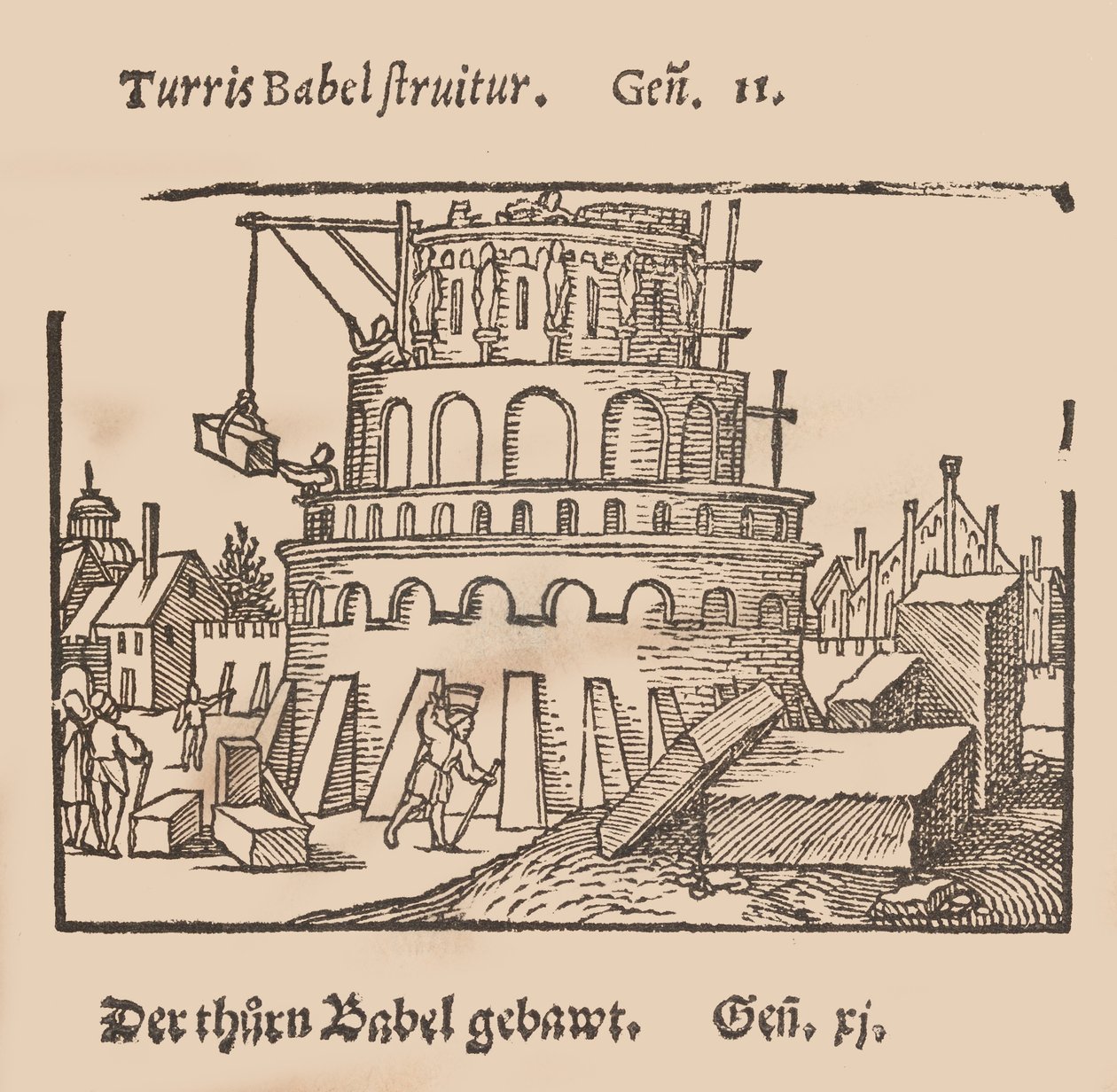 Raamatun historiat, kuvitettu useimpien taiteellisten kuvien kirjoittaja Sebald Behem Painter ..., ca. 1540 tekijältä Sebald Beham