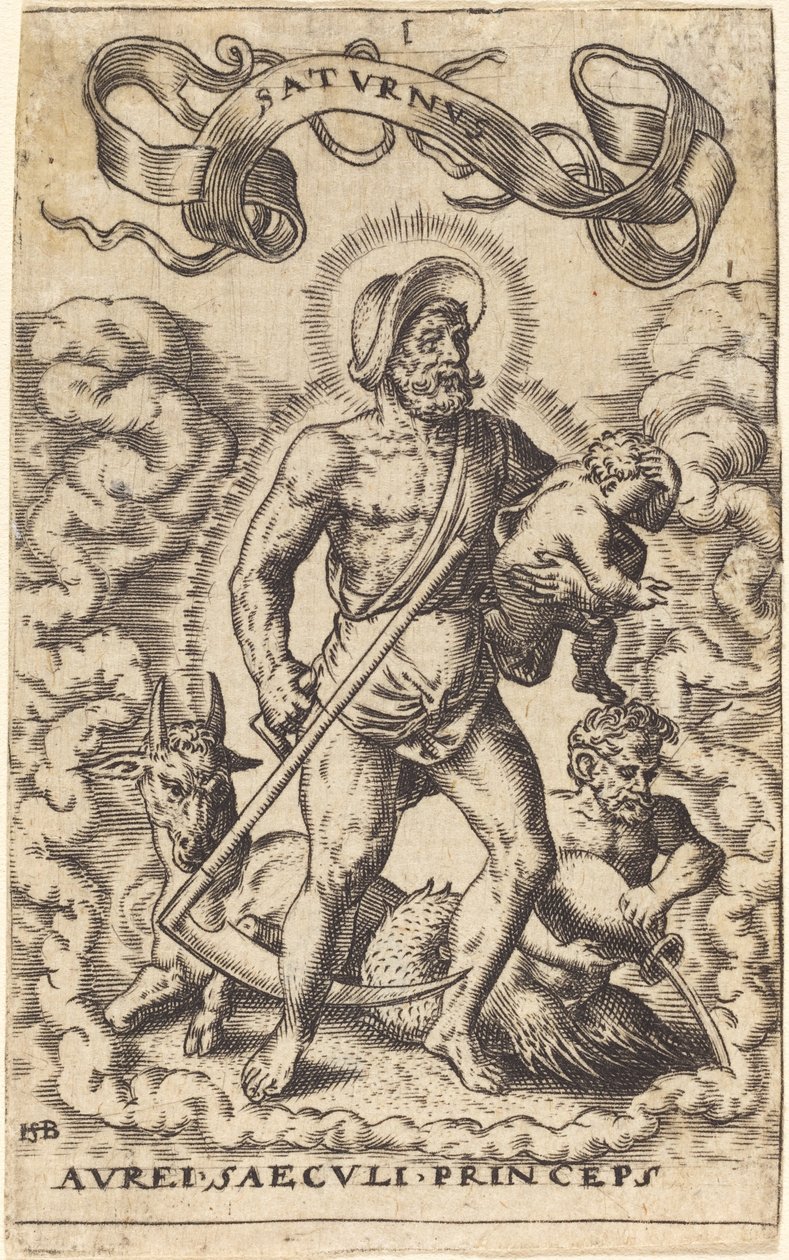 Saturnus tekijältä Sebald Beham