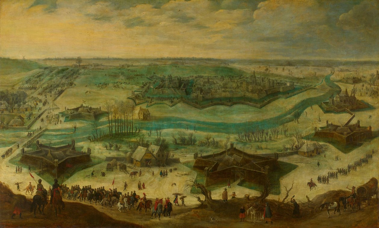 Julichin piiritys, 1621-22 tekijältä Sebastiaen Vrancx (attributed to)