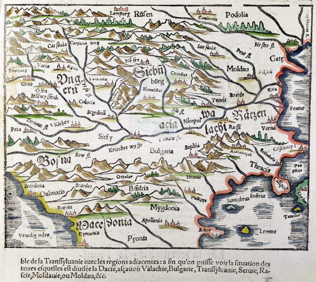 Keski-Euroopan kartta, 