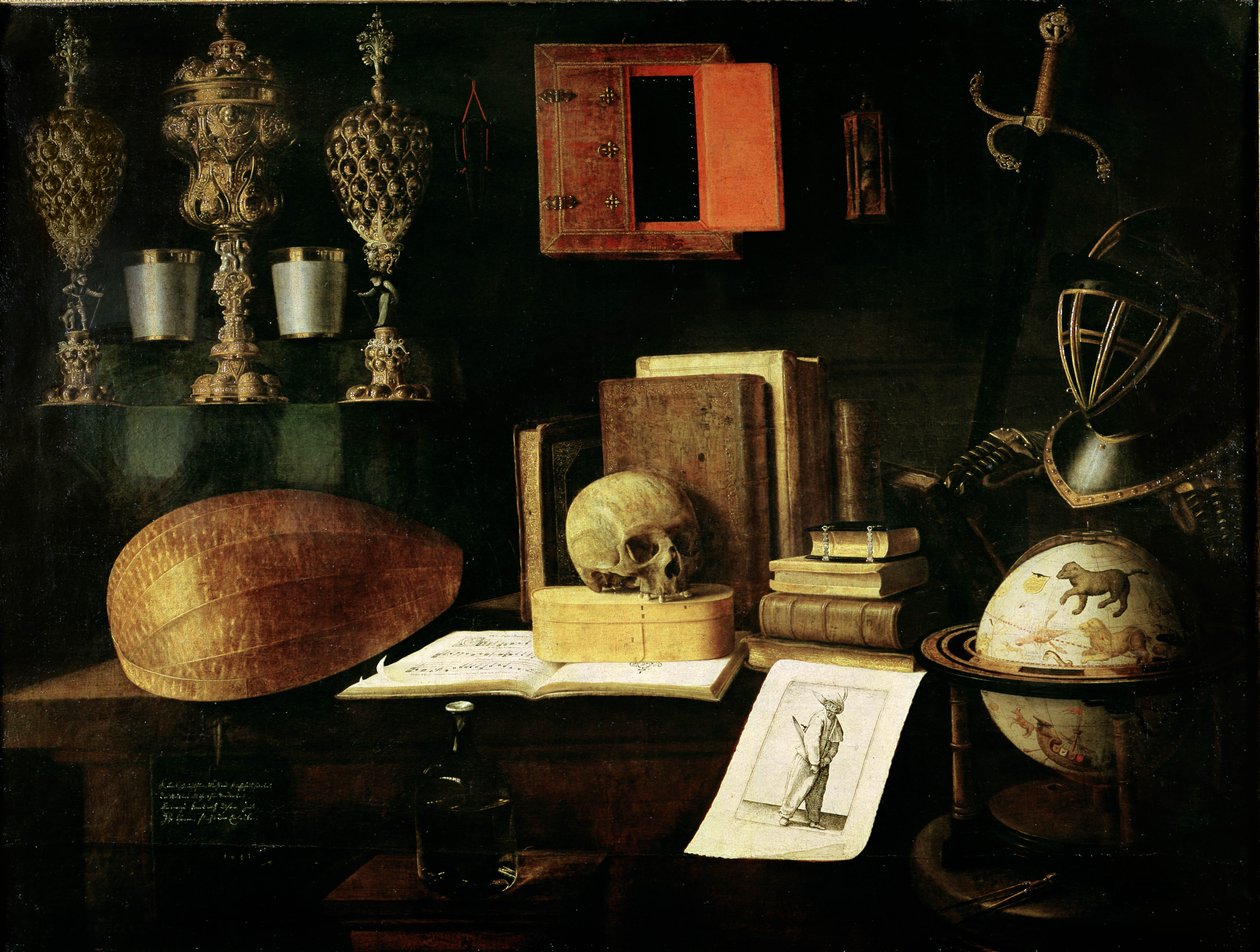Vanitas asetelma, 1641 tekijältä Sebastian Stoskopff