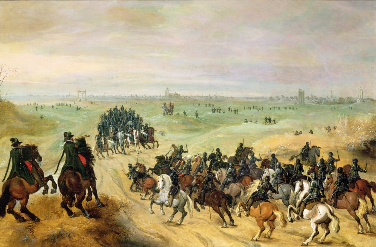 The Confrontation, 1600 (paneeli) (pari 77048) tekijältä Sebastian Vrancx