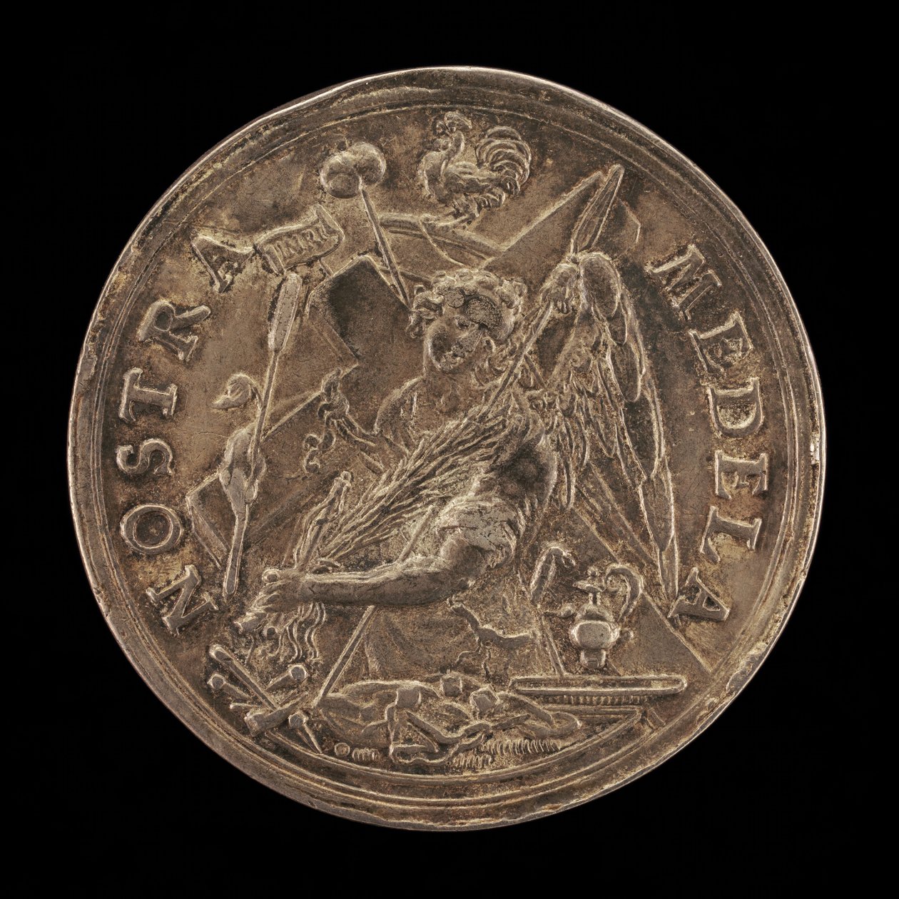 Enkeli intohimon soittimien kanssa [käänteinen], 1631. tekijältä Sebastian Dadler