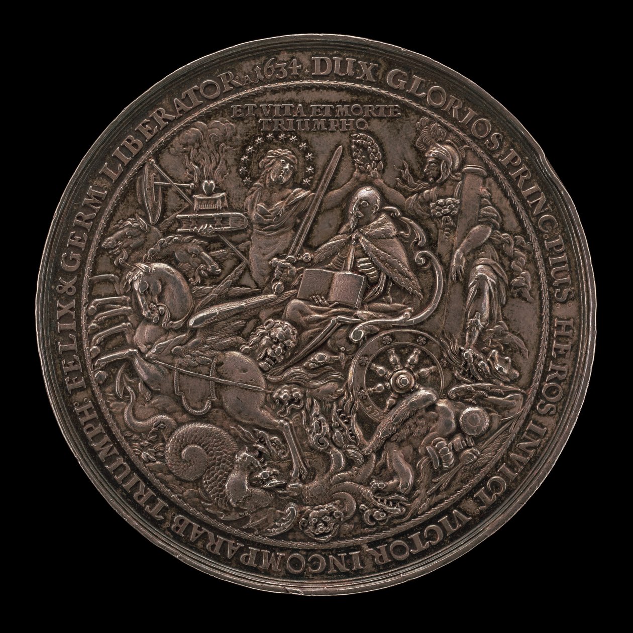 Kuningas Kustaa Adolfuksen voitto [käänteinen], 1634. tekijältä Sebastian Dadler
