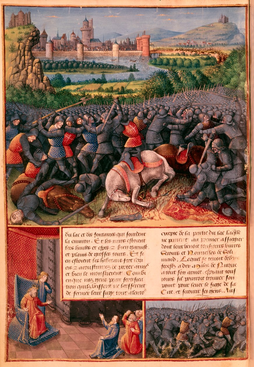 Kohtauksia ensimmäisestä ristiretkestä, 1096-1099 c1490 tekijältä Sebastian Marmoret