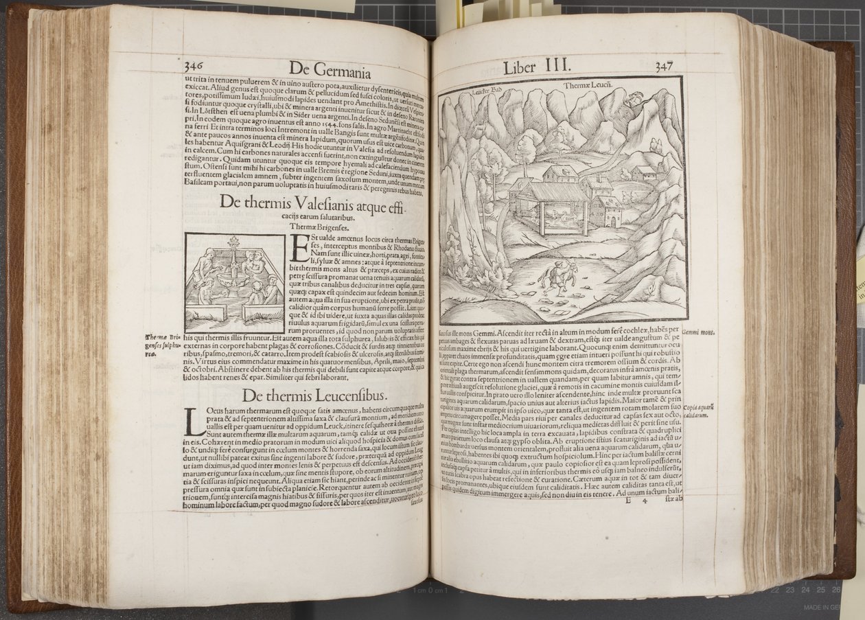 Cosmographia, Fol 346-347, 1544 tekijältä Sebastian Munster