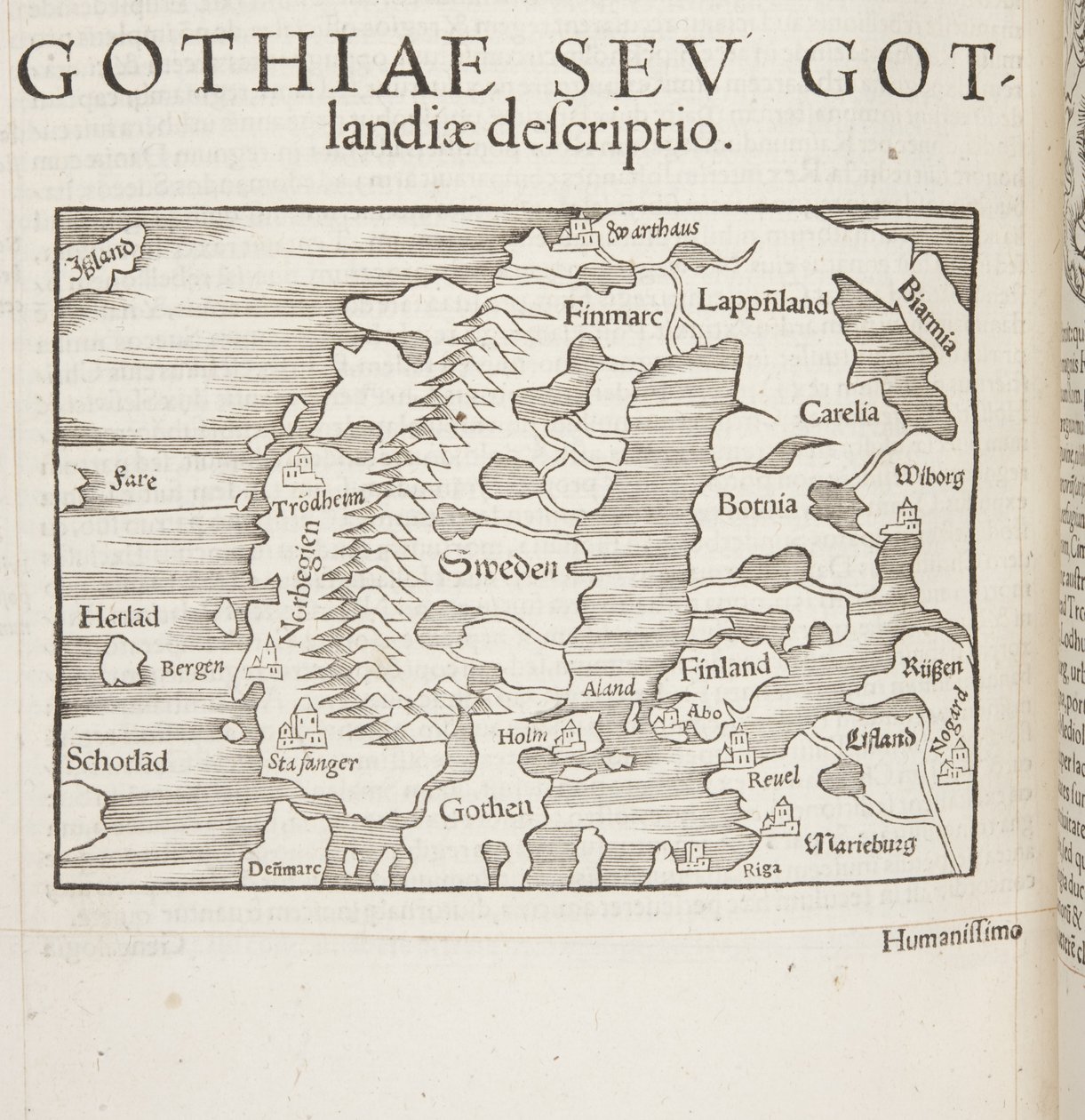 Cosmographia, Fol 830, 1544 tekijältä Sebastian Munster