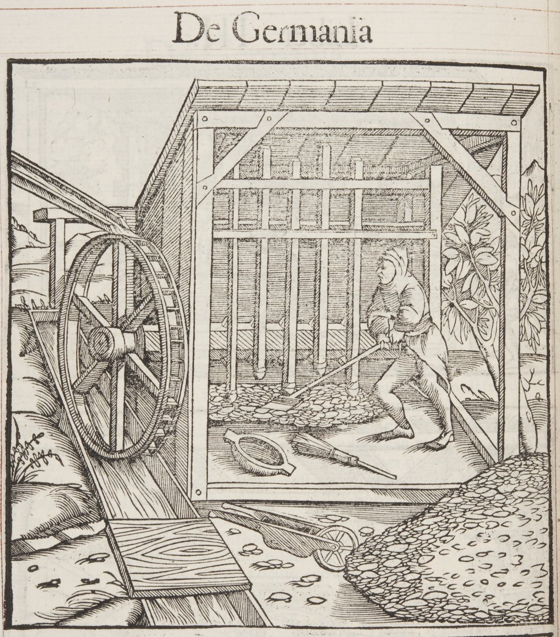 Cosmographia, yksityiskohta Fol 43:sta tekijältä Sebastian Munster
