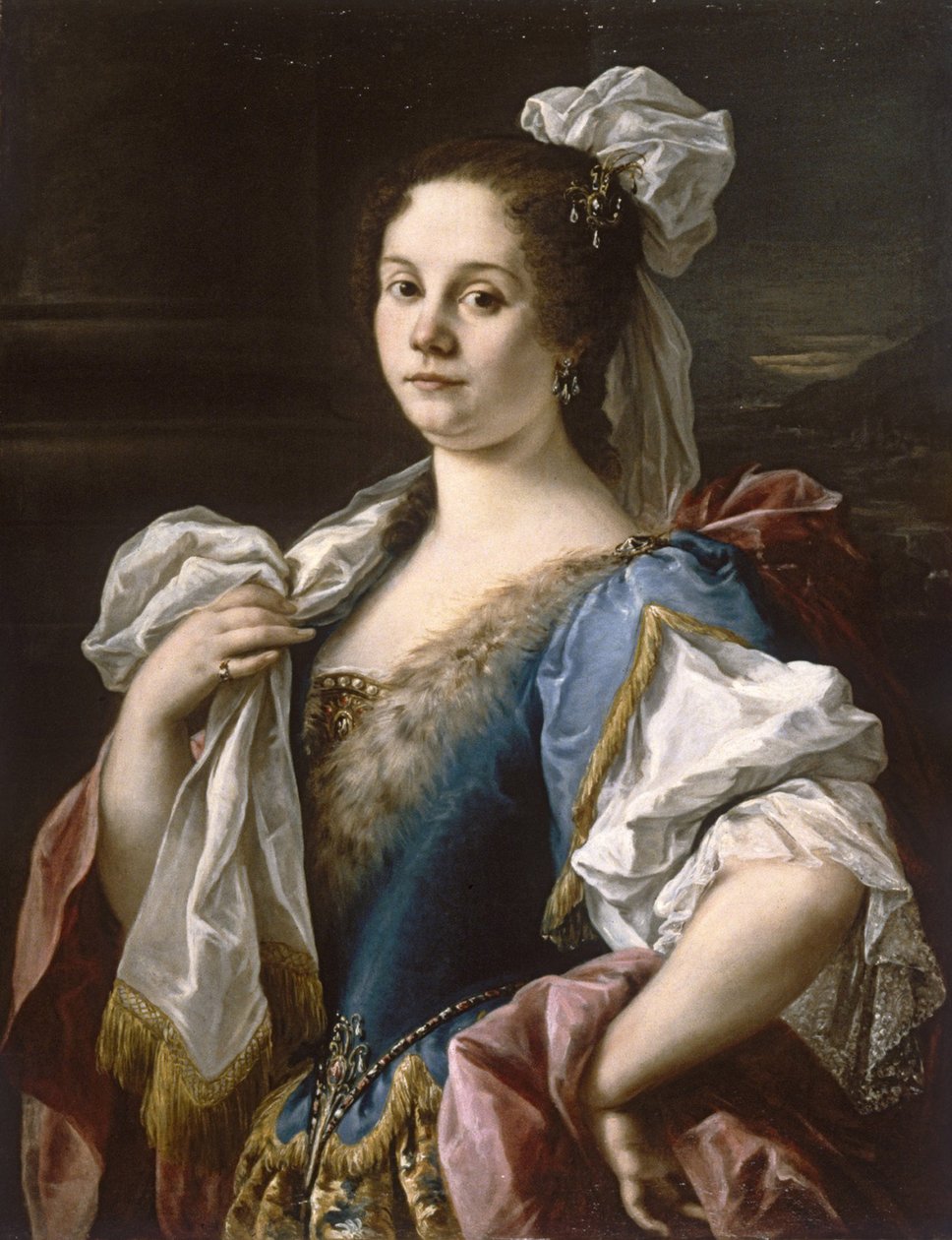 Aatelisnaisen muotokuva, n. 1750 tekijältä Sebastiano Ceccarini