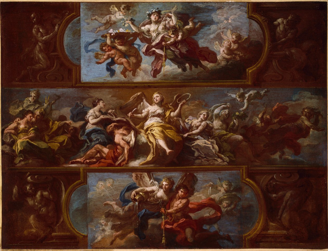 Allegoria, noin 1700 tekijältä Sebastiano Conca