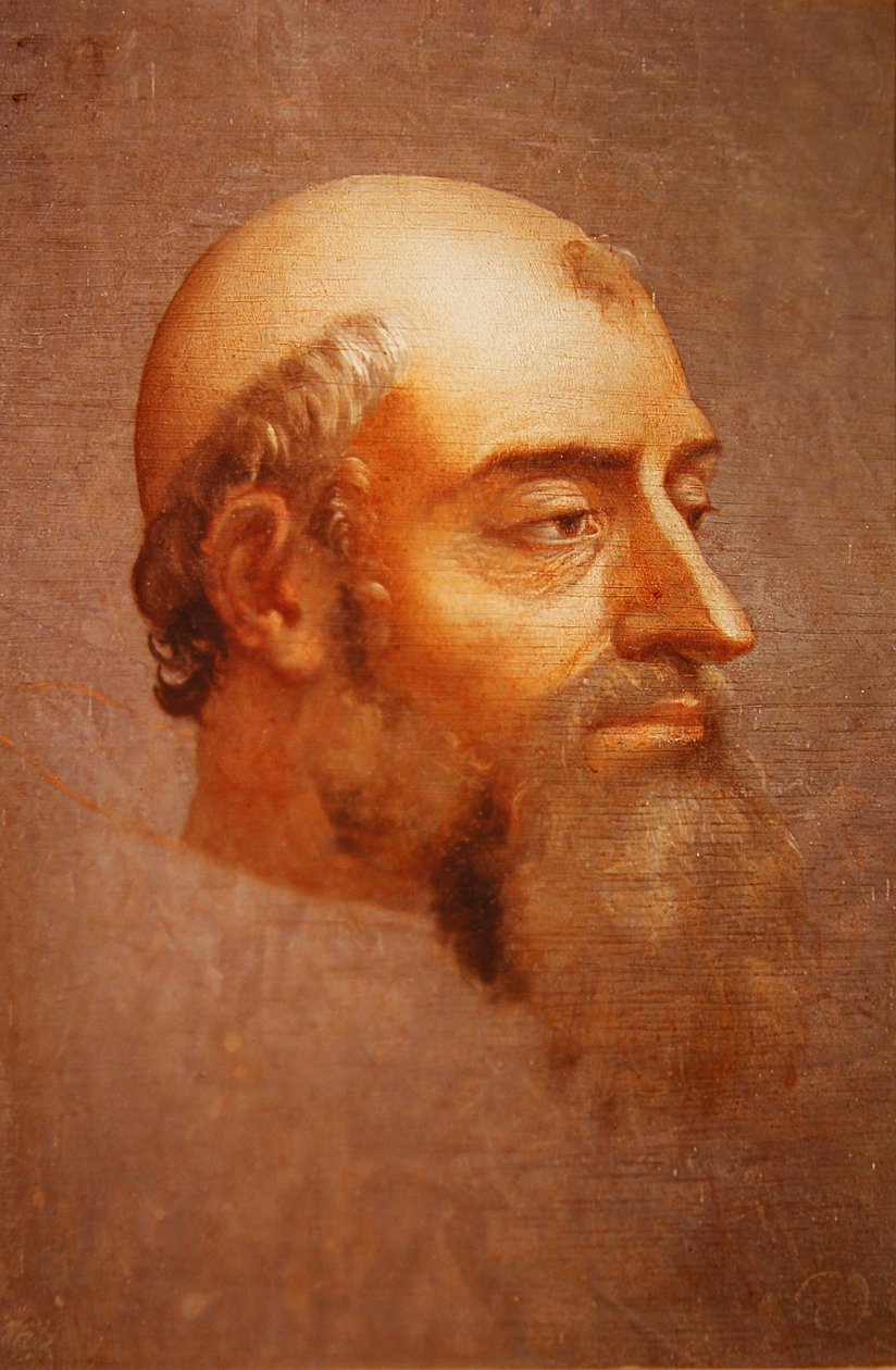 Clement VII:n muotokuva (öljy liuskekivellä) tekijältä Sebastiano del Piombo