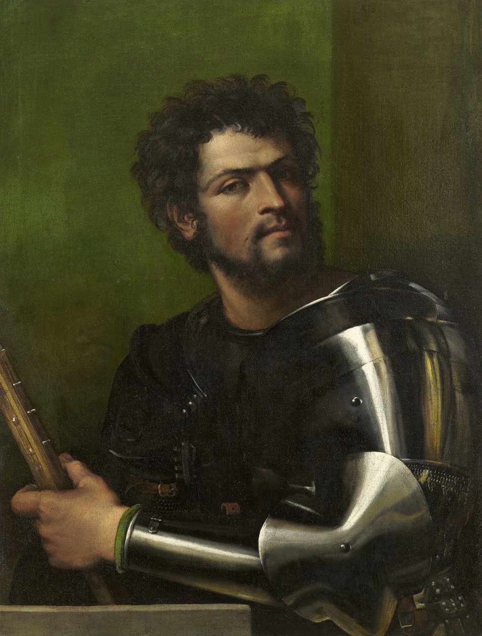 Muotokuva miehestä panssarissa tekijältä Sebastiano del Piombo