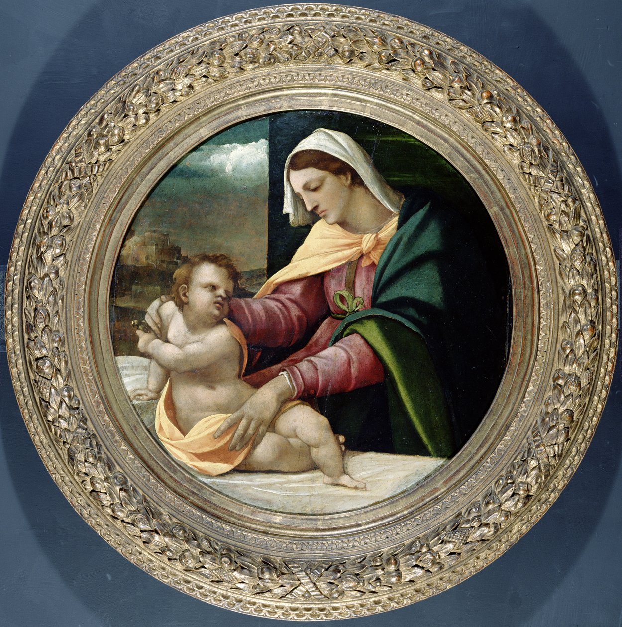 Madonna ja lapsi, n. 1513 tekijältä Sebastiano del Piombo