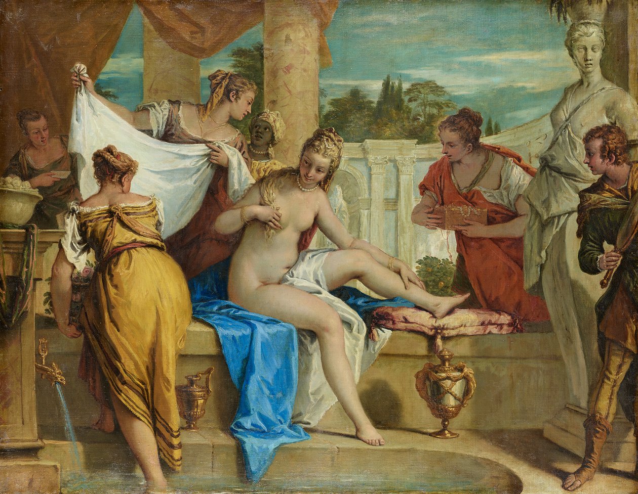 Bathseba kylvyssä tekijältä Sebastiano Ricci