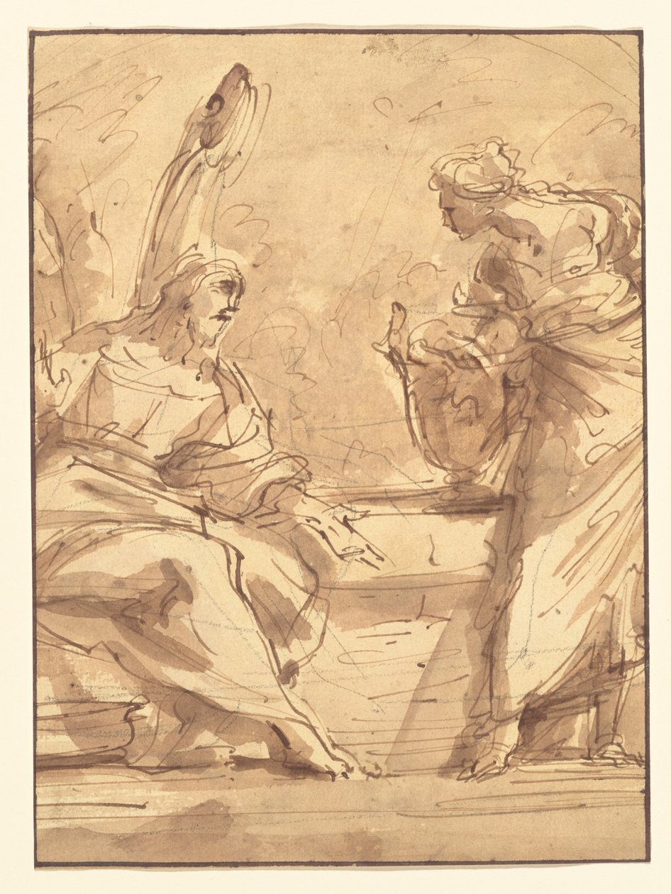 Christus und die Samariterin tekijältä Sebastiano Ricci