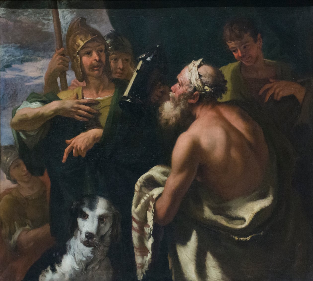 Diogenes-lyhty, 1600-luvun loppupuoli, Sebastiano Ricci (öljy kankaalle) tekijältä Sebastiano Ricci