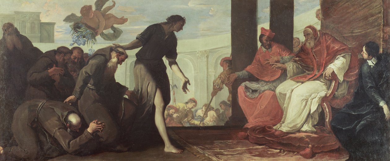 Paavali III hyväksyi Kapusiinien järjestyksen tekijältä Sebastiano Ricci