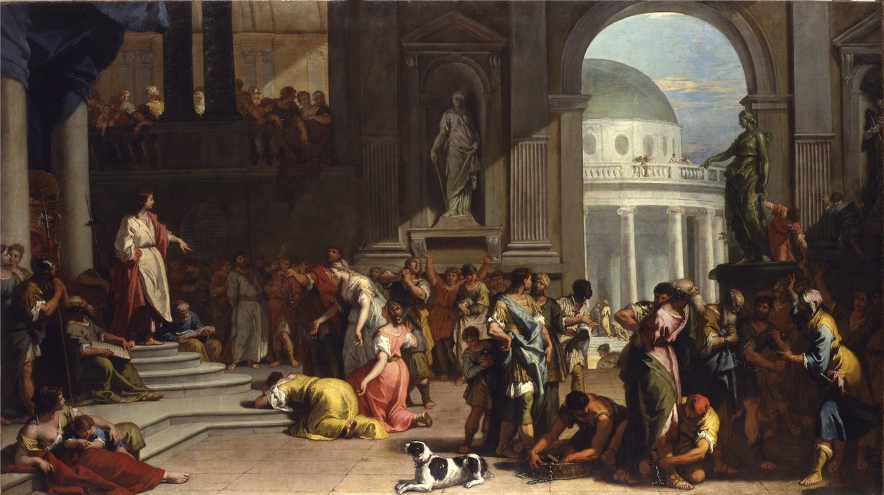 Susanna ennen Danielia, 1725-26 tekijältä Sebastiano Ricci