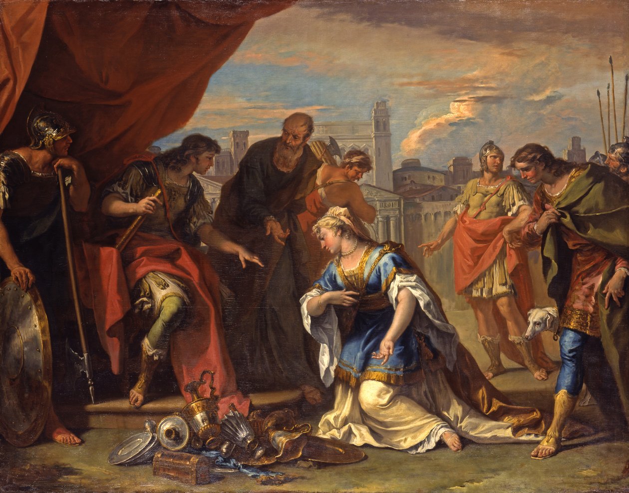 Scipion kontinenssi, noin 1708-1710 tekijältä Sebastiano Ricci