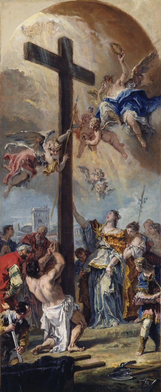 Todellisen ristin korotus, 1733. tekijältä Sebastiano Ricci