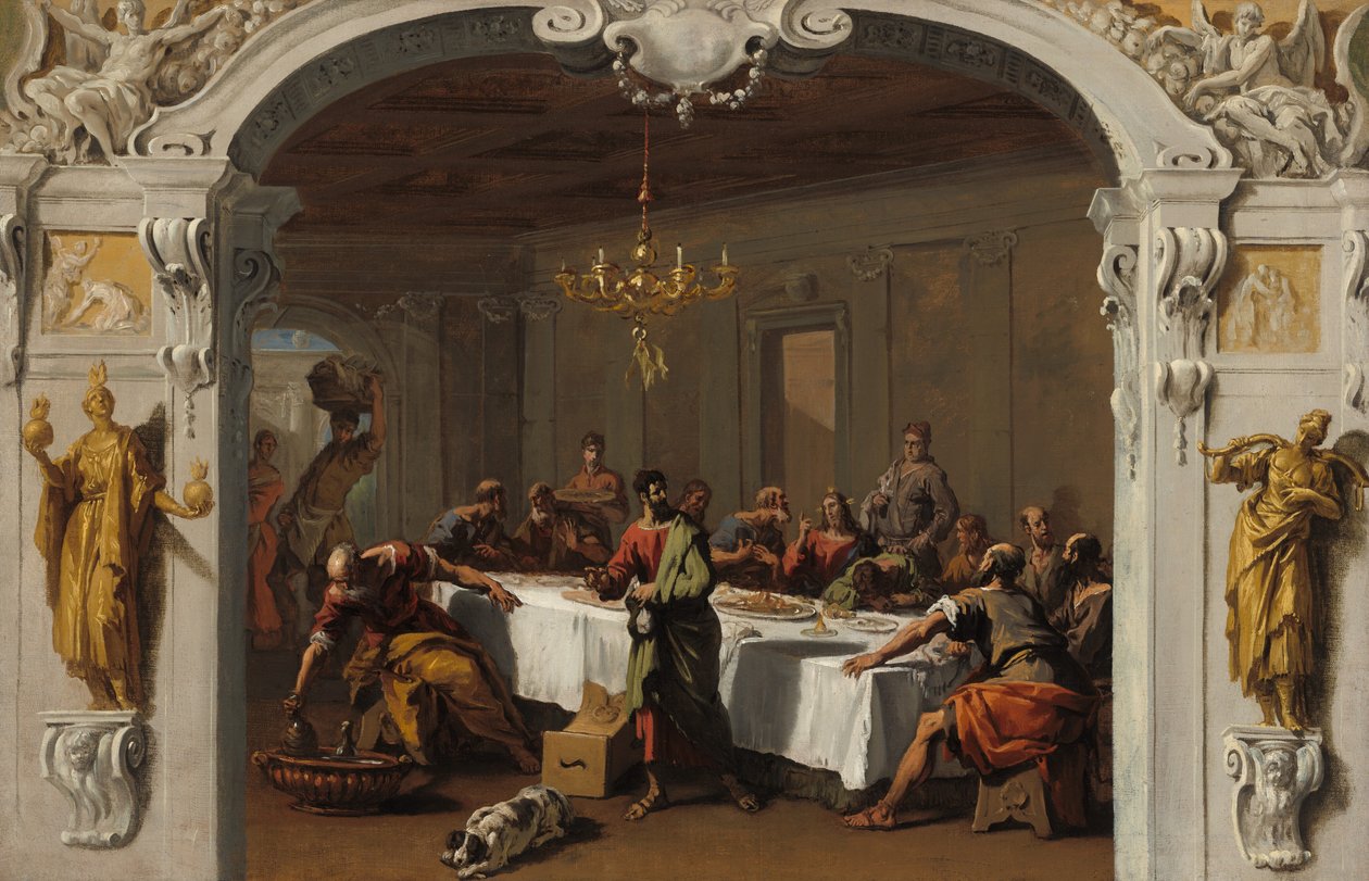 Viimeinen ehtoollinen tekijältä Sebastiano Ricci