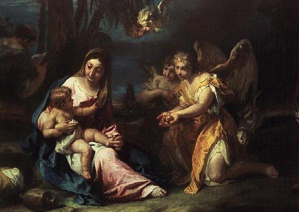 Loppuosa pakomatkasta Egyptiin tekijältä Sebastiano Ricci