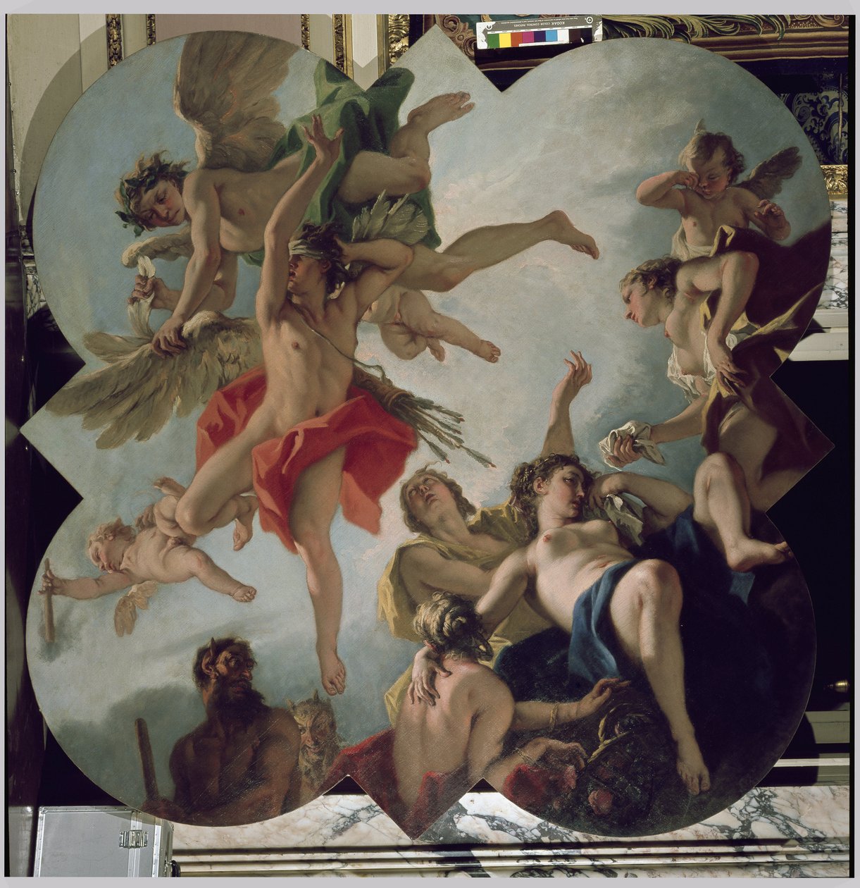 Rakkauden rangaistus (öljy kankaalle tekijältä Sebastiano Ricci