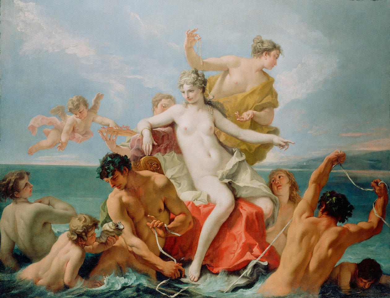 Marine Venuksen voitto tekijältä Sebastiano Ricci