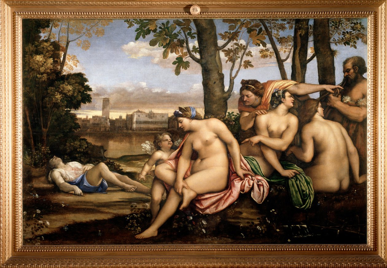 The Death of Adonis - öljy kankaalle tekijältä Sebastiano del (c.1485 1547) Piombo