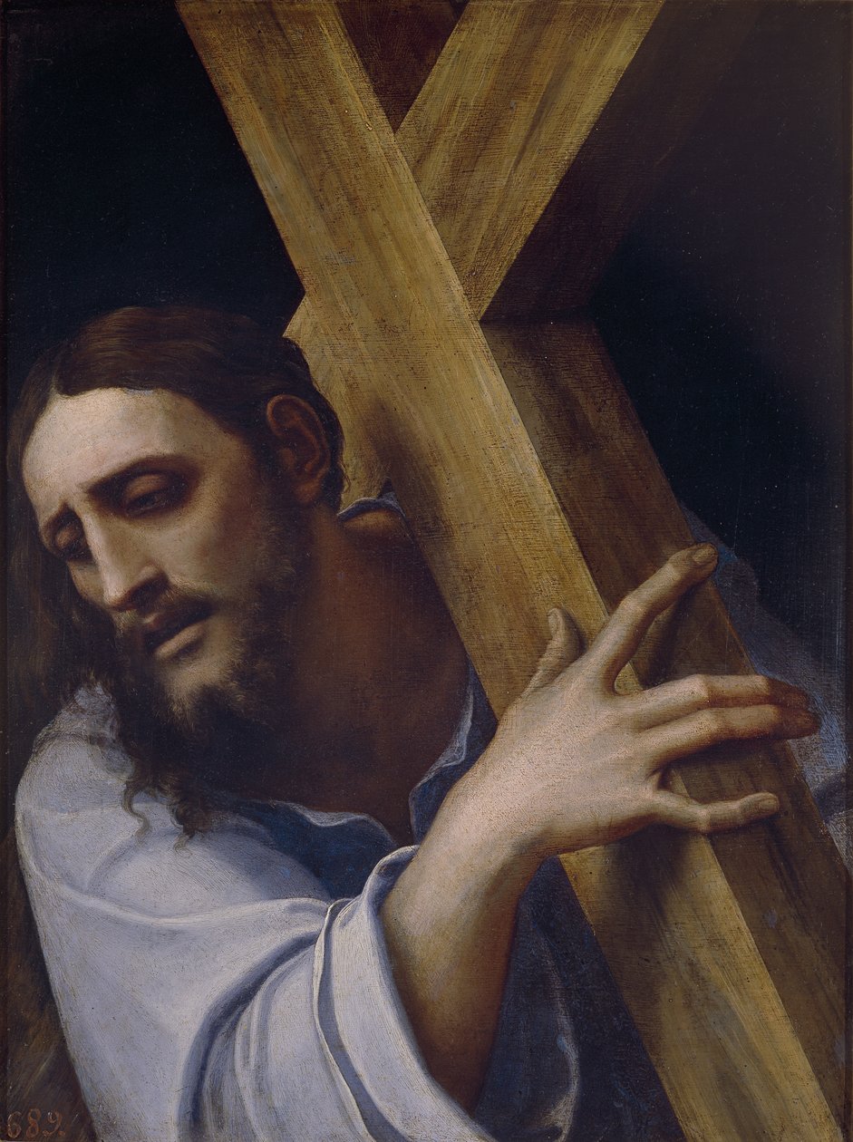 Kristus kantaa ristiä tekijältä Sebastiano del Piombo