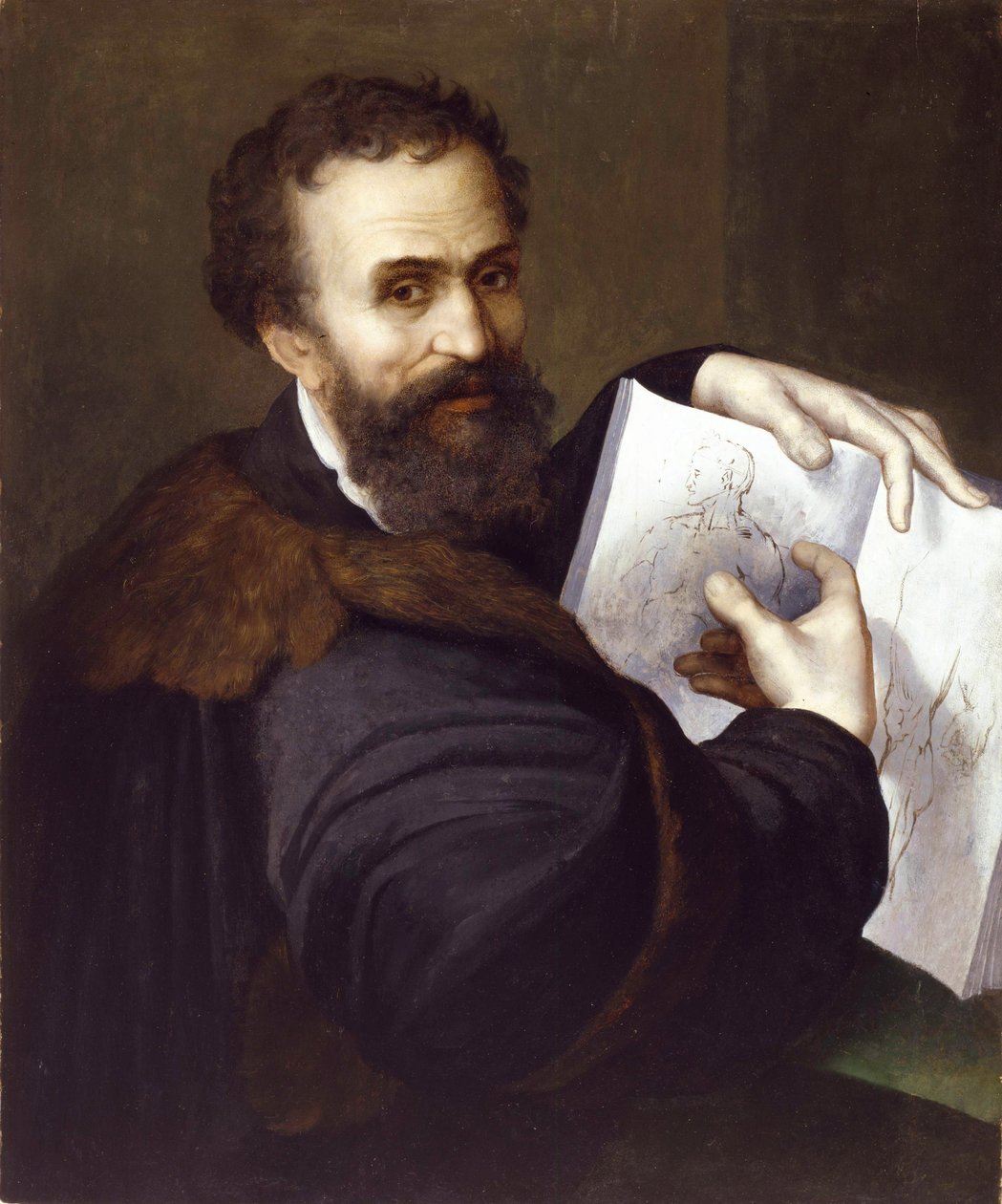 Michelangelo Buonarroti, noin 1520 tekijältä Sebastiano del Piombo