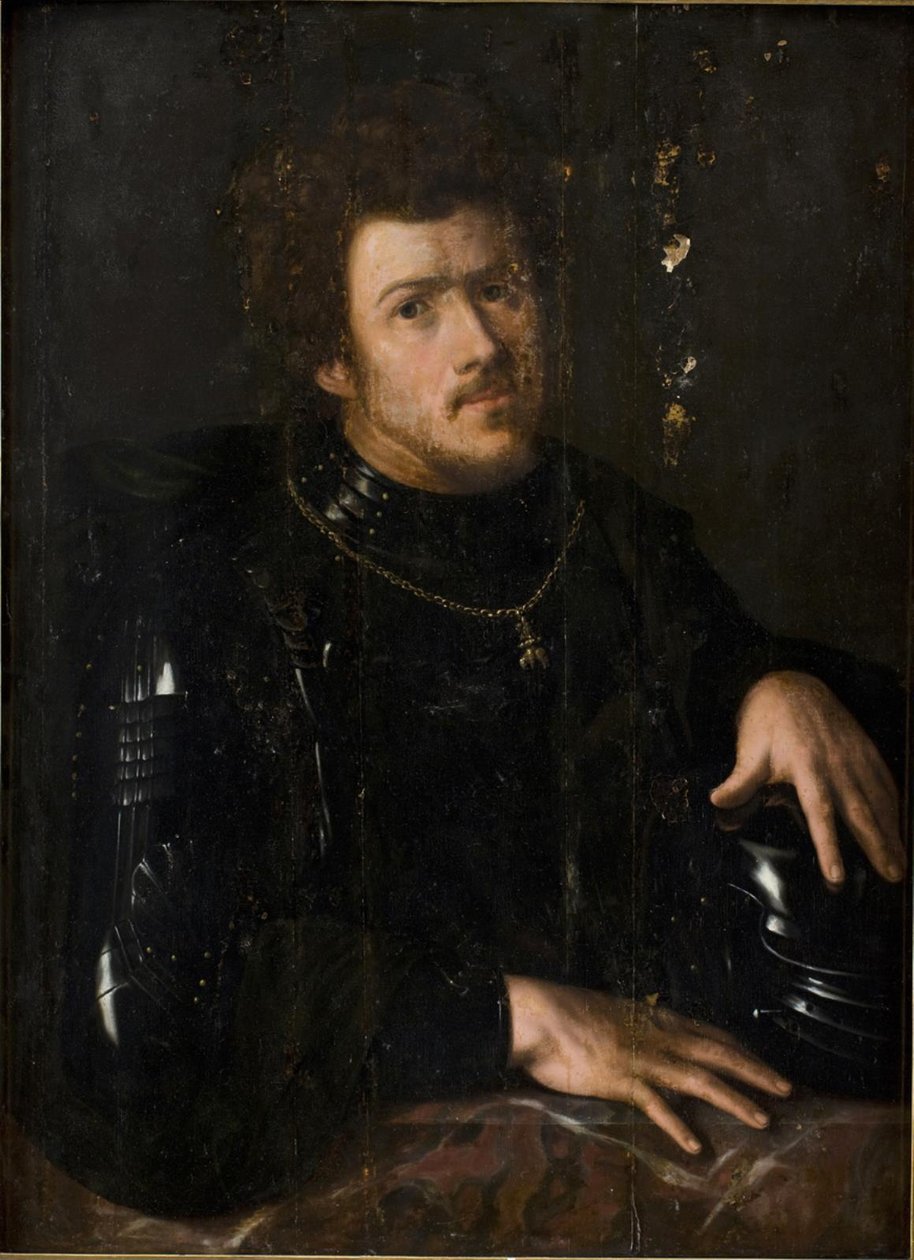 Kaarle rohkean muotokuva tekijältä Sebastiano del Piombo