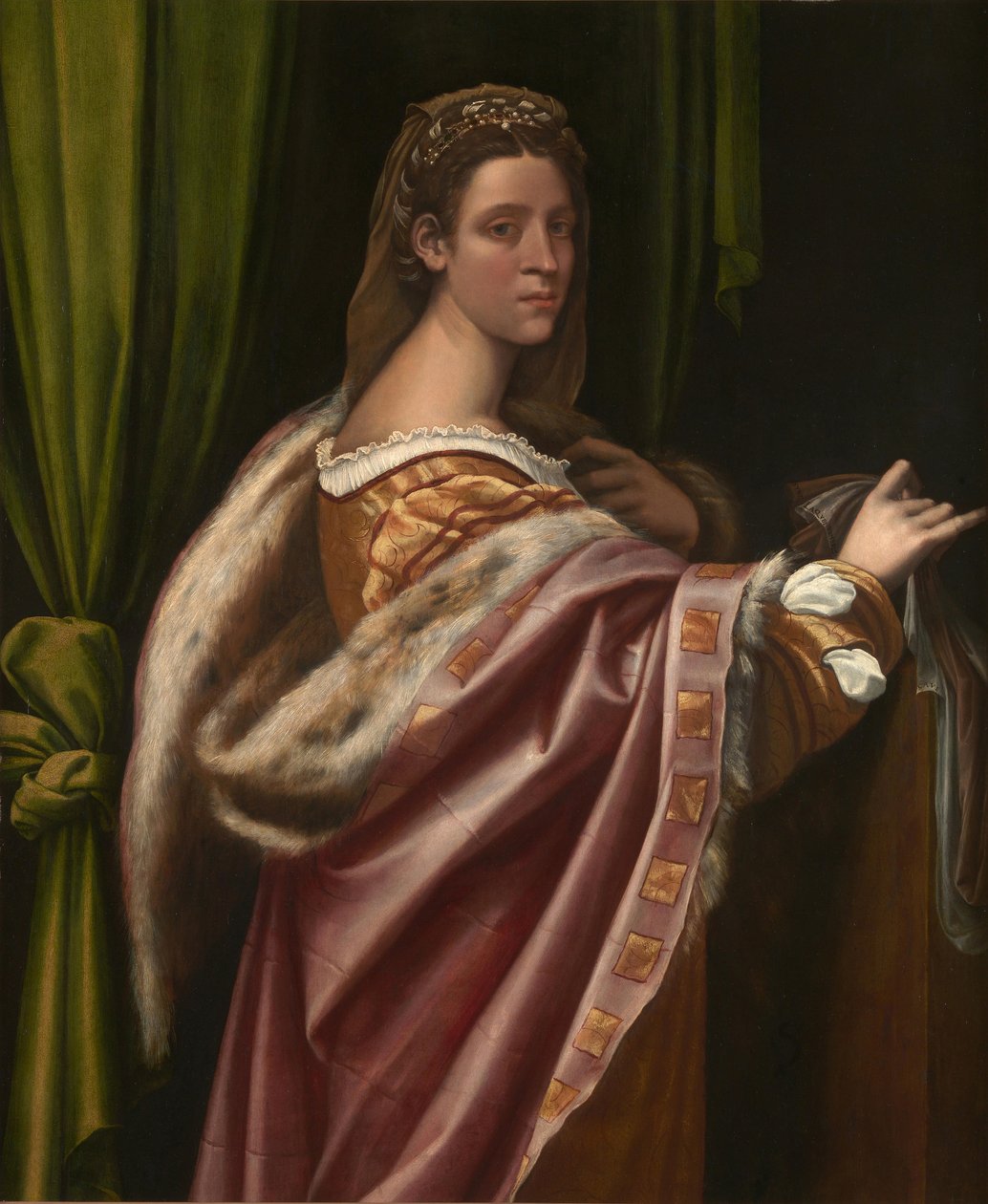 Naisen muotokuva, 1540-luku tekijältä Sebastiano del Piombo