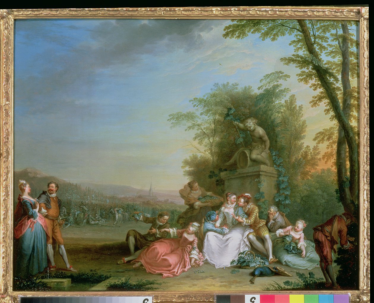 The Grape Harvest, n. 1750 (paneeli) (pari numeroon 87638) tekijältä Sebastien II Le Clerc