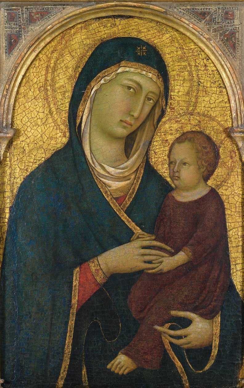 Madonna ja lapsi tekijältä Segna di Bonaventura