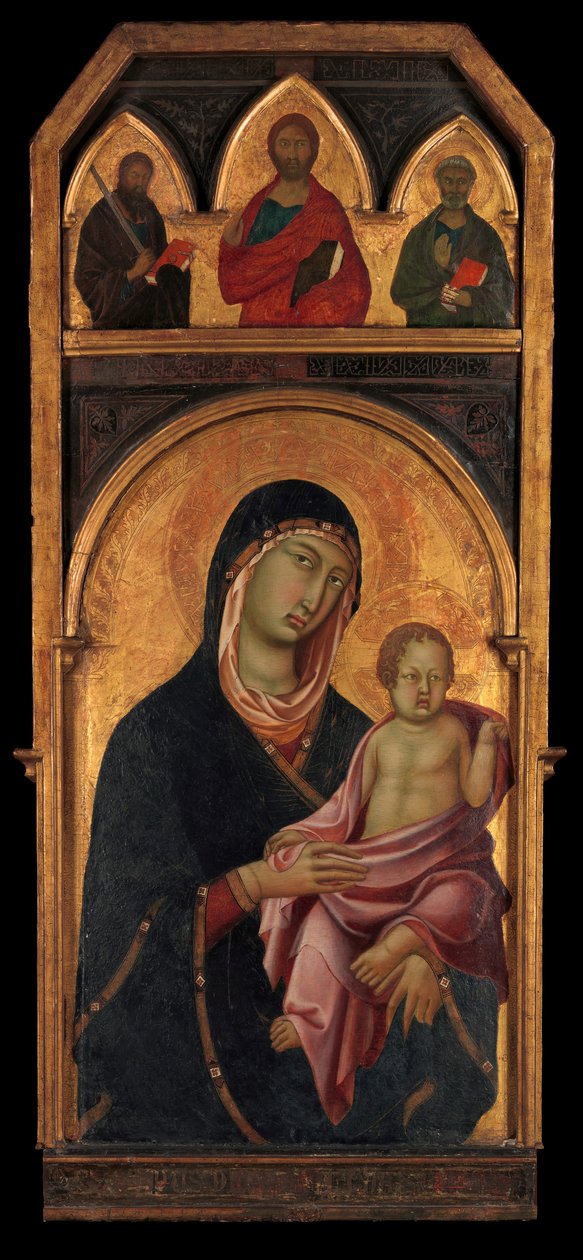 Madonna ja lapsi, n. 1320. tekijältä Segna di Buonaventura